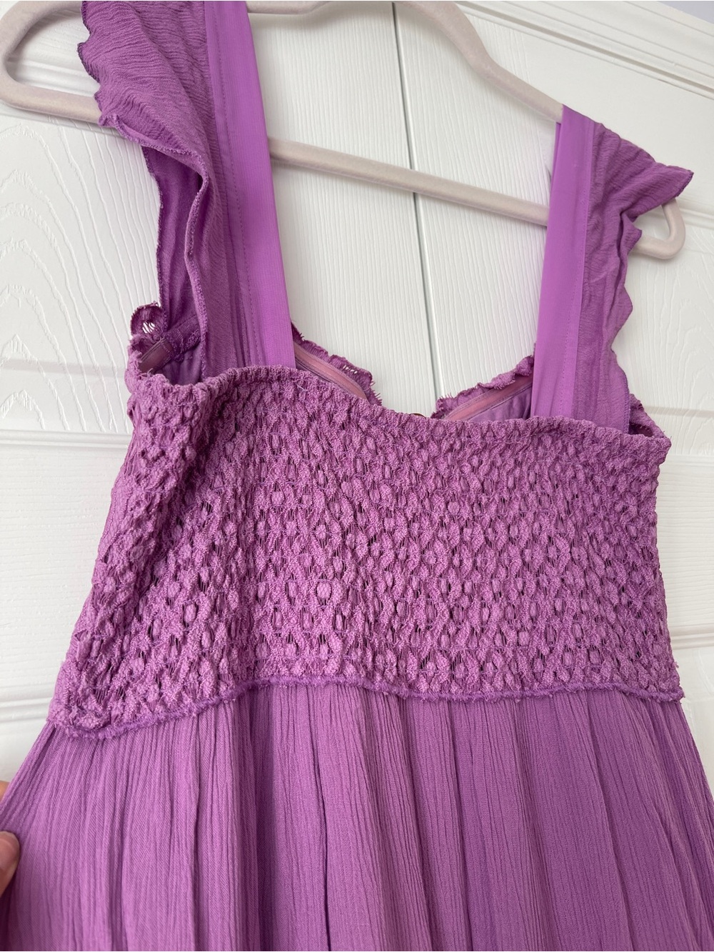 Free People Adella Lavender Maxi Dress size XL - Picture 3 of 11